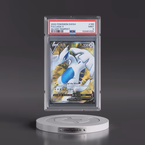 2022 Pokémon Sword & Shield Silver Tempest #185 Lugia V - Holo Full Art (PSA 9 MINT)