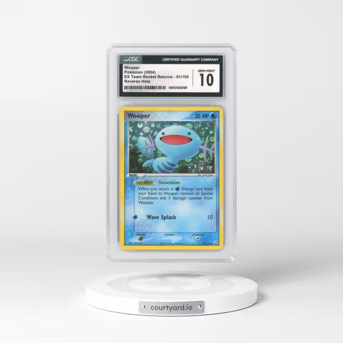 2004 EX Team Rocket Returns #81 Wooper - Holo (CGC 10 GEM MINT)