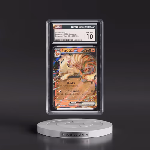 2023 Pokémon Card 151 #038/165 Ninetales ex - Holo (CGC 10 GEM MINT)