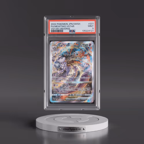 2022 Pokémon Sword & Shield Vstar Universe #221 Mewtwo Vstar - Full Art (PSA 9 MINT)