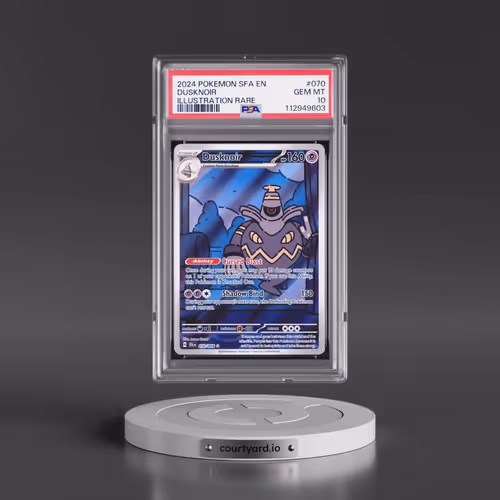 2024 Pokémon Sfa EN-Shrouded Fable #070 Dusknoir - Illustration Rare (PSA 10 GEM MINT)