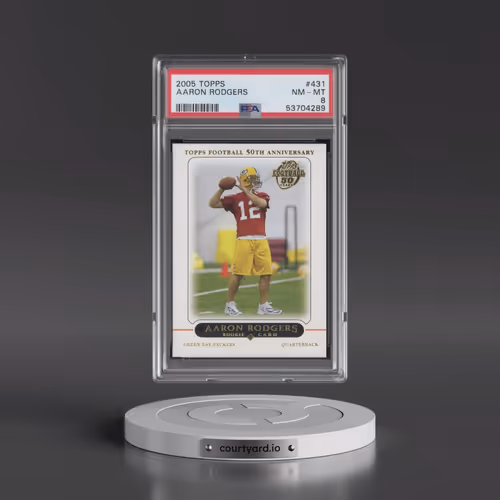 2005 Topps #431 Aaron Rodgers (PSA 8 NM-MT)