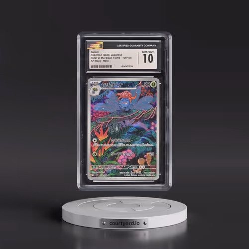 2023 Ruler of the Black Flame #109/108 Gloom - Art Rare Holo (CGC 10 GEM MINT)