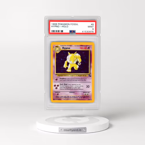 1999 Pokémon Fossil #8 Hypno - Holo (PSA 9 MINT)