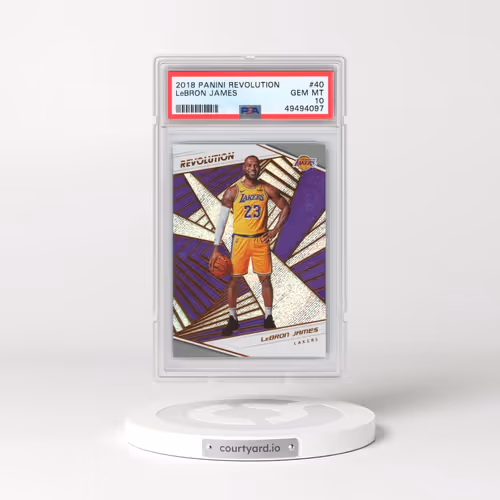 2018 Panini Revolution #40 LeBron James (PSA 10 GEM MINT)