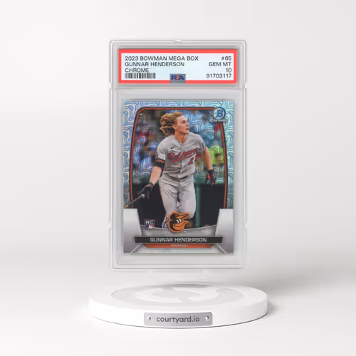 2023 Bowman Mega Box Chrome #65 Gunnar Henderson (PSA 10 GEM MINT)