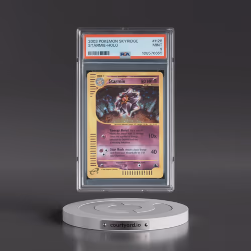 2003 Pokémon Skyridge #H28 Starmie - Holo (PSA 9 MINT)