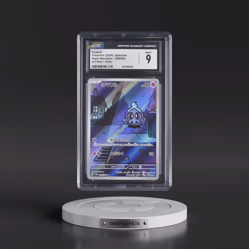 2024 Pokémon Sv6a-Night Wanderer #068 Duskull - Art Rare (CGC 9 MINT)