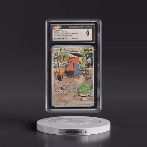2024 Pokémon Twm EN-Twilight Masquerade #182 Probopass - Illustration Rare (CGC 9 MINT)