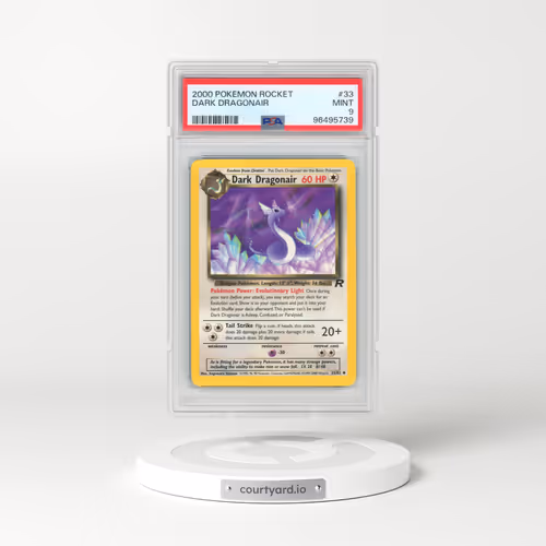2000 Pokémon Rocket #33 Dark Dragonair (PSA 9 MINT)