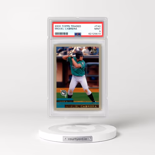 2000 Topps Traded #T40 Miguel Cabrera (PSA 9 MINT)
