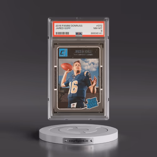 2016 Panini Donruss #372 Jared Goff (PSA 8 NM-MT)