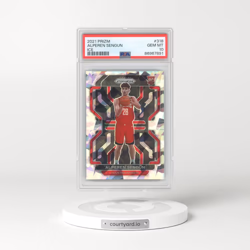 2021 Panini Prizm #318 Alperen Sengun - Ice (PSA 10 GEM MINT)