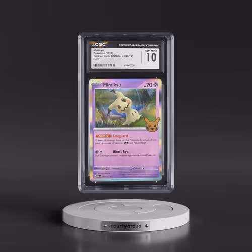 2023 Trick or Trade BOOster (2023) #097/193 Mimikyu - Holo (CGC 10 GEM MINT)