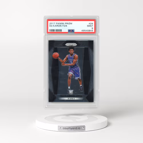 2017 Panini Prizm #24 DE'Aaron Fox (PSA 9 MINT)