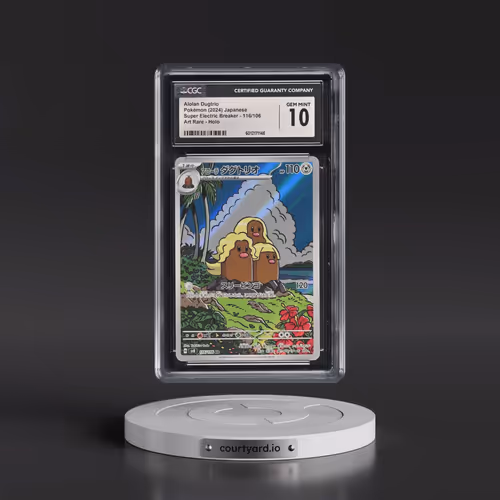 2024 Super Electric Breaker - sv8 #116/106 Alolan Dugtrio - Art Rare Holo (CGC 10 GEM MINT)