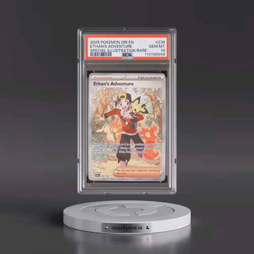 2025 Pokémon Dri EN-Destined Rivals #236 Ethan's Adventure - Special Illustration Rare (PSA 10 GEM M