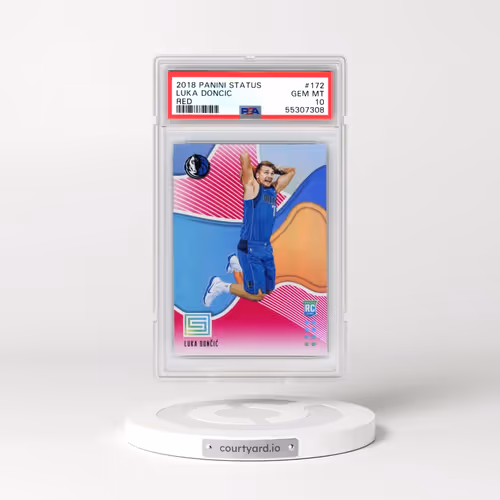 2018 Panini Status #172 Luka Doncic - Red (PSA 10 GEM MINT)