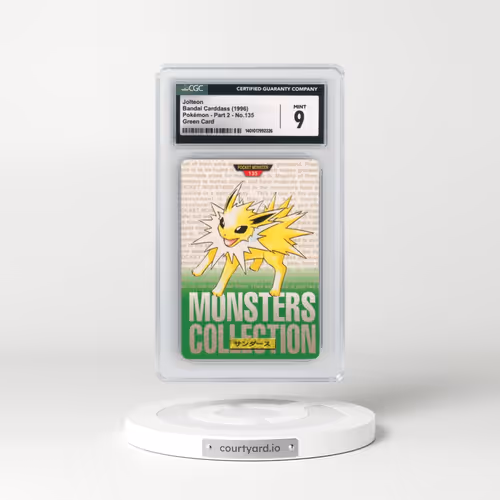 1996 (Monsters Collection) Part 2 #135 Jolteon - Green Card (CGC 9 MINT)