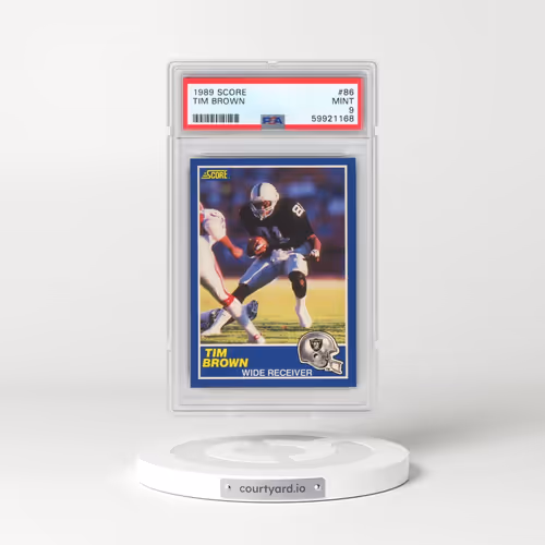 1989 Score #86 Tim Brown (PSA 9 MINT)