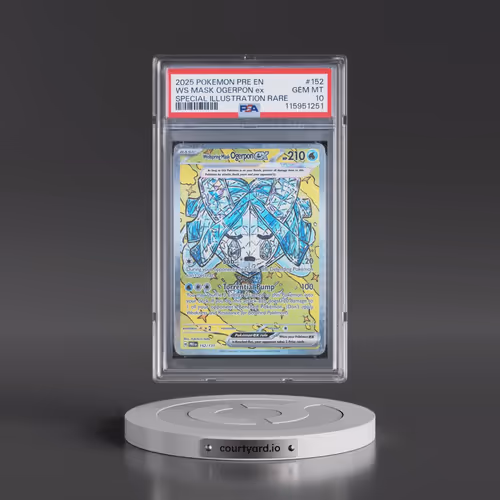 2025 Pokémon Pre EN-Prismatic Evolutions #152 Wellspring Mask Ogerpon EX - Holo Special Illustration