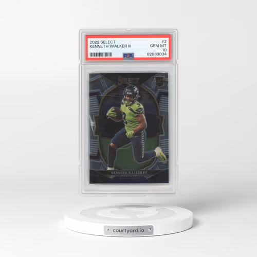 2022 Panini Select #2 Kenneth Walker III (PSA 10 GEM MINT)