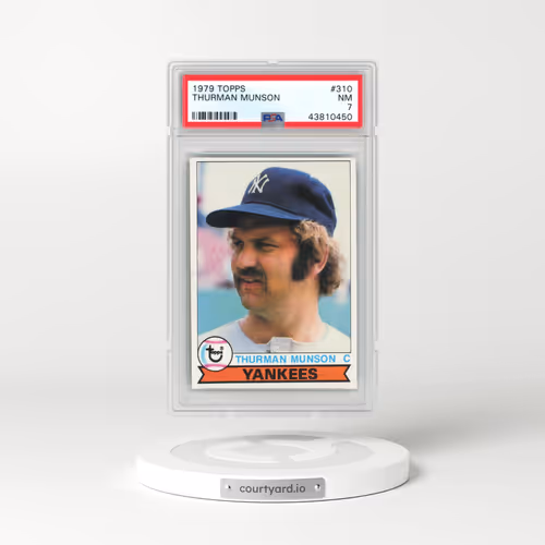 1979 Topps #310 Thurman Munson (PSA 7 NM)