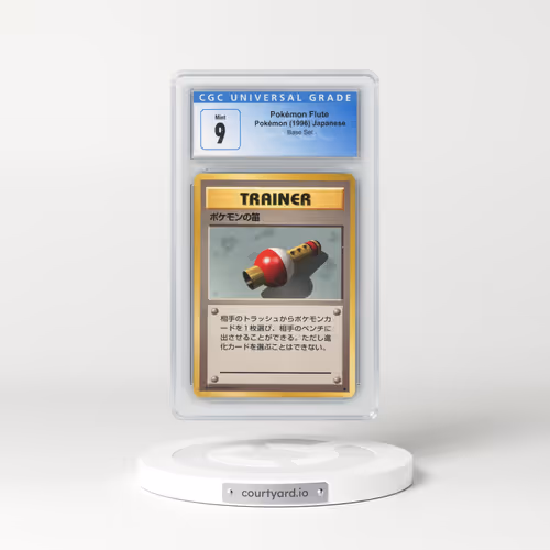 1996 Base Set Pokémon Flute - Trainer (CGC 9 MINT)