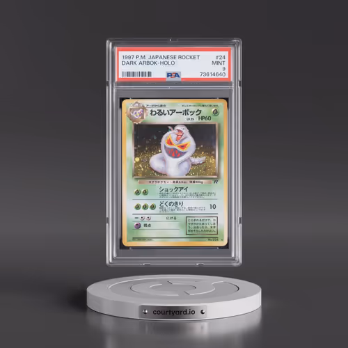1997 Pokémon Rocket #24 Dark Arbok - Holo (PSA 9 MINT)