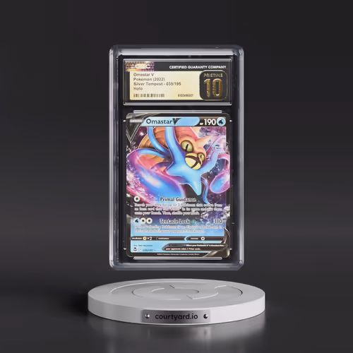 2022 Silver Tempest #035/195 Omastar V - Holo (CGC 10 PRISTINE)