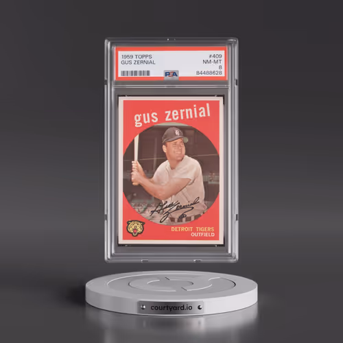 1959 Topps #409 Gus Zernial (PSA 8 NM-MT)