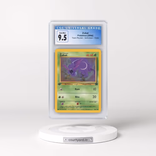 2000 Team Rocket #70/82 Zubat - 1st Edition 1st Edition (CGC 10 GEM MINT)