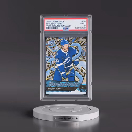 2024 Upper Deck Young Guns Renewed #205 Brayden Point (PSA 9 MINT)