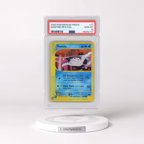 2003 Pokémon Skyridge #77 Mantine - Reverse Foil (PSA 10 GEM MINT)