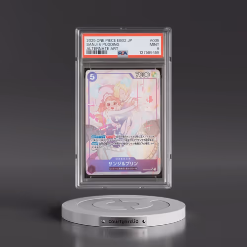 2025 One Piece Japanese EB02-Extra Booster -Anime 25th Collection #035 Sanji & Pudding - Alternate A