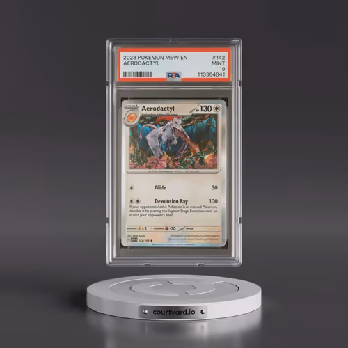 2023 Pokémon Mew EN-151 #142 Aerodactyl (PSA 9 MINT)