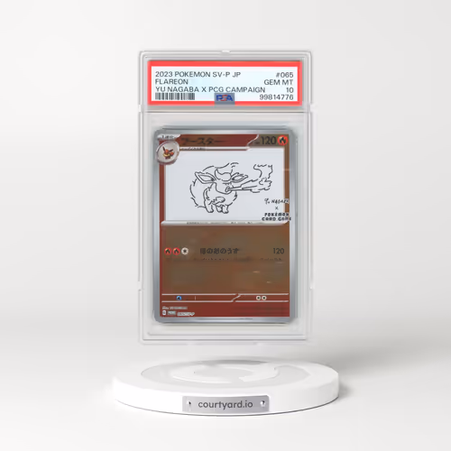 2022 Scarlet & Violet Promos #065 Flareon - YU NAGABA Pokémon Center Campaign (PSA 10 GEM MINT)