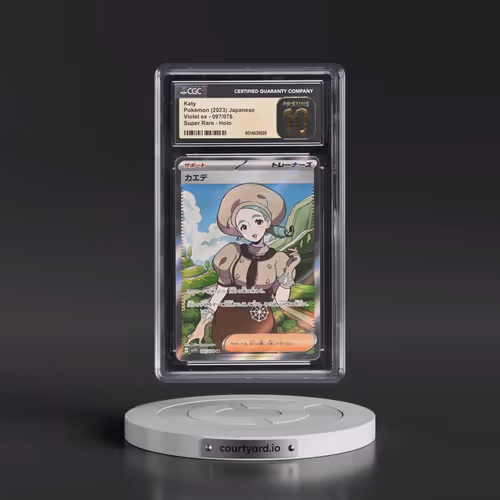 2023 Violet ex #097/078 Katy - Super Rare Holo (CGC 10 PRISTINE)