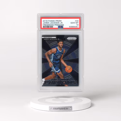 2018 Panini Prizm Freshman Phenoms #22 Jaren Jackson Jr. (PSA 10 GEM MINT)