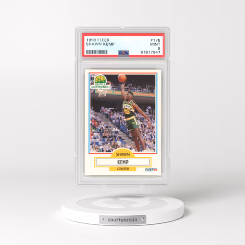 1990 Fleer #178 Shawn Kemp (PSA 9 MINT)