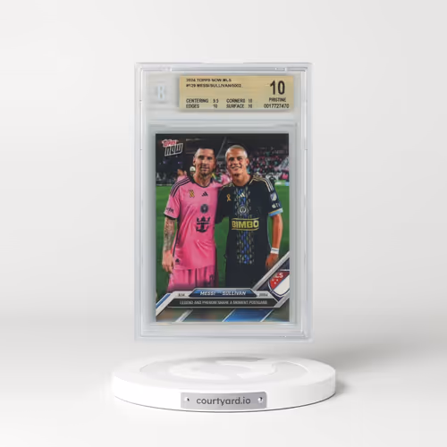 2024 Topps Now MLS #129 Lionel Messi/Cavan Sullivan/5002* (BGS 10 PRISTINE)