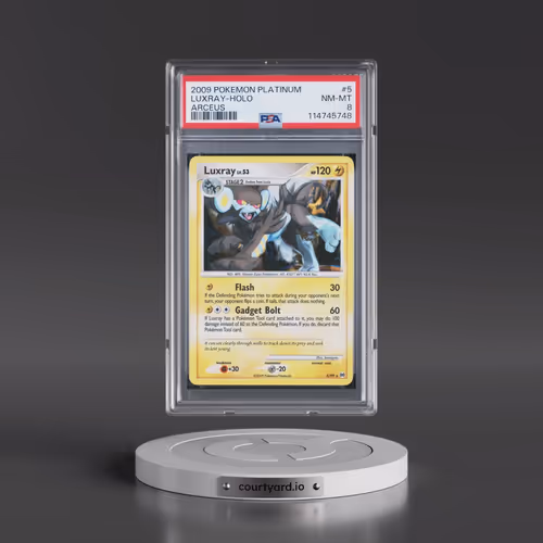2009 Pokémon Platinum Arceus #5 Luxray - Holo (PSA 8 NM-MT)
