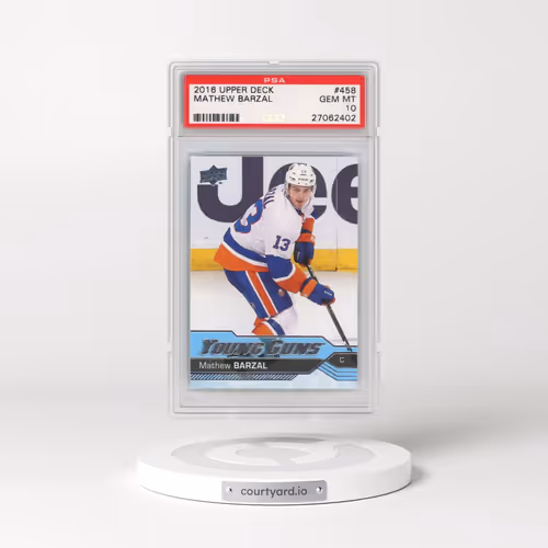 2016 Upper Deck #458 Mathew Barzal (PSA 10 GEM MINT)