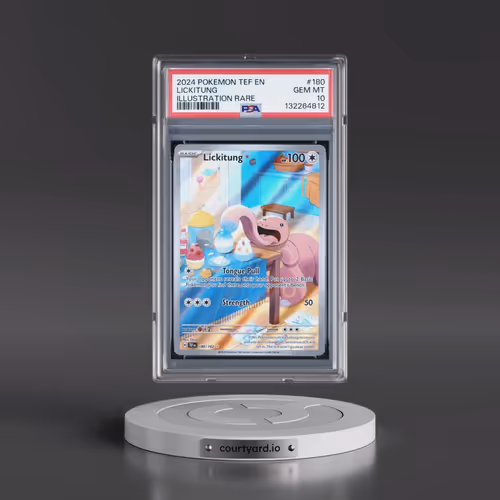 2024 Pokémon Tef EN-Temporal Forces #180 Lickitung - Illustration Rare (PSA 10 GEM MINT)