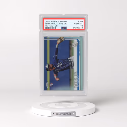 2019 Topps Chrome #203 Fernando Tatis Jr. - Refractor (PSA 10 GEM MINT)