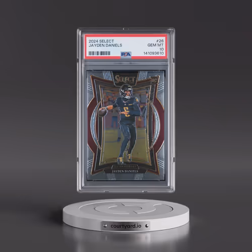 2024 Panini Select #26 Jayden Daniels (PSA 10 GEM MINT)