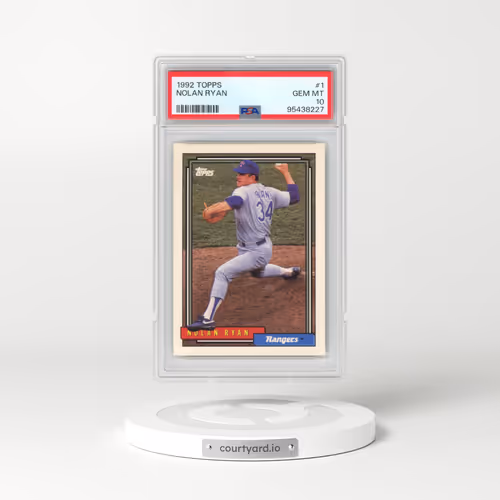 1992 Topps #1 Nolan Ryan (PSA 10 GEM MINT)
