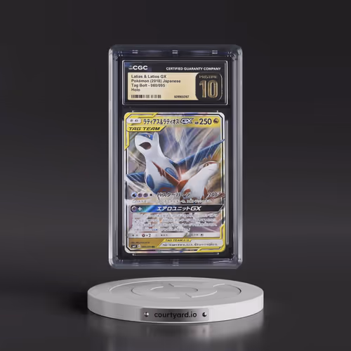 2018 Pokémon Sun & Moon Tag Bolt #060 Latias & Latios GX - Holo (CGC 10 PRISTINE)