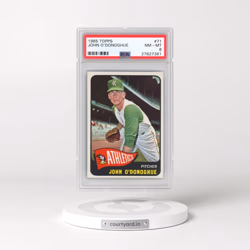 1965 Topps #71 John O'Donoghue (PSA 8 NM-MT)