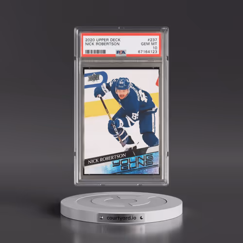 2020 Upper Deck #237 Nick Robertson (PSA 10 GEM MINT)